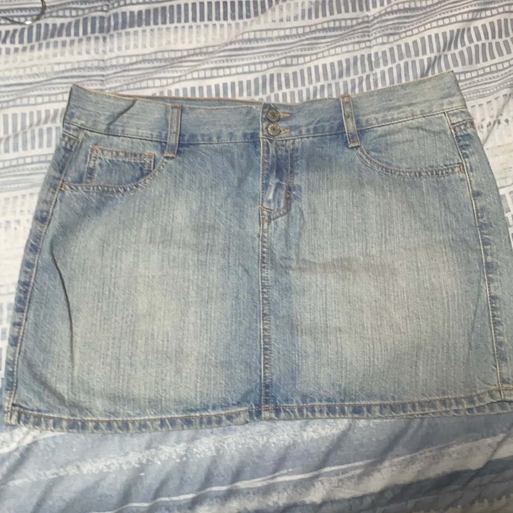 Women’s denim mini skirt